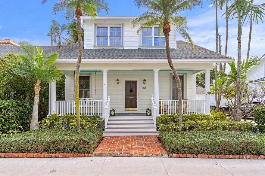 This 1920's bungalow, the lowest-priced single family home in Palm Beach, boasts 3 bedrooms and 3 bathrooms with a modern open floor plan. Experience its unique character through hardwood floors, high ceilings, and charming details throughout. With a formal dining room, front porch and backyard, this cottage provides space for everything one could need during the season or all year round. Perfect for hosting, it's centrally located near the beach, lake trail, top dining and shopping spots.