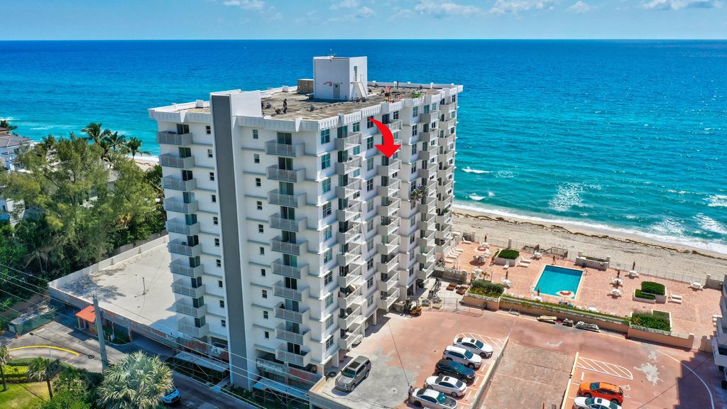 Photo of 4505 S Ocean Boulevard #803, Highland Beach, FL 33487 (MLS # R10982666)