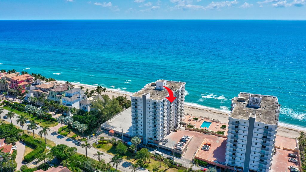 Photo of 4505 S Ocean Boulevard #803, Highland Beach, FL 33487 (MLS # R10982666)