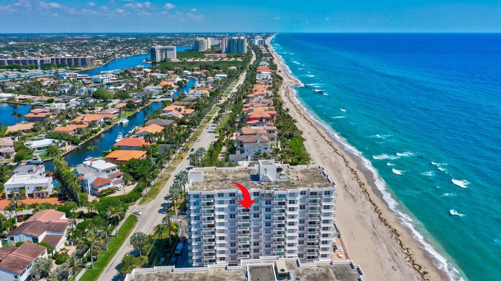 Photo of 4505 S Ocean Boulevard #803, Highland Beach, FL 33487 (MLS # R10982666)
