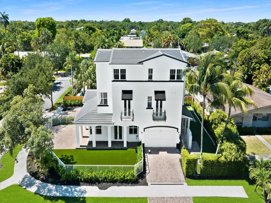 Welcome home to one of Fort Lauderdale's most desired communities, Croissant Park. With ideal proximity to major highways, accessibility to the downtown core of Las Olas, Fort Lauderdale International, Brightline, Port Everglades, and dining destinations. Our property features a brand new roofing system, exterior paint improvements, artificial turf / large yard space for entertaining, new fencing, recently installed pavers, and landscaping improvements within the last few months. The main level offers dining, family room, half bath, and views of the garden area. Tall ceilings provide wonderful lighting and are consistent throughout. The 2nd and 3rd levels contain the bedrooms, bathrooms, and loft space to rooftop. The attached townhome is also for sale, make this your next investment!