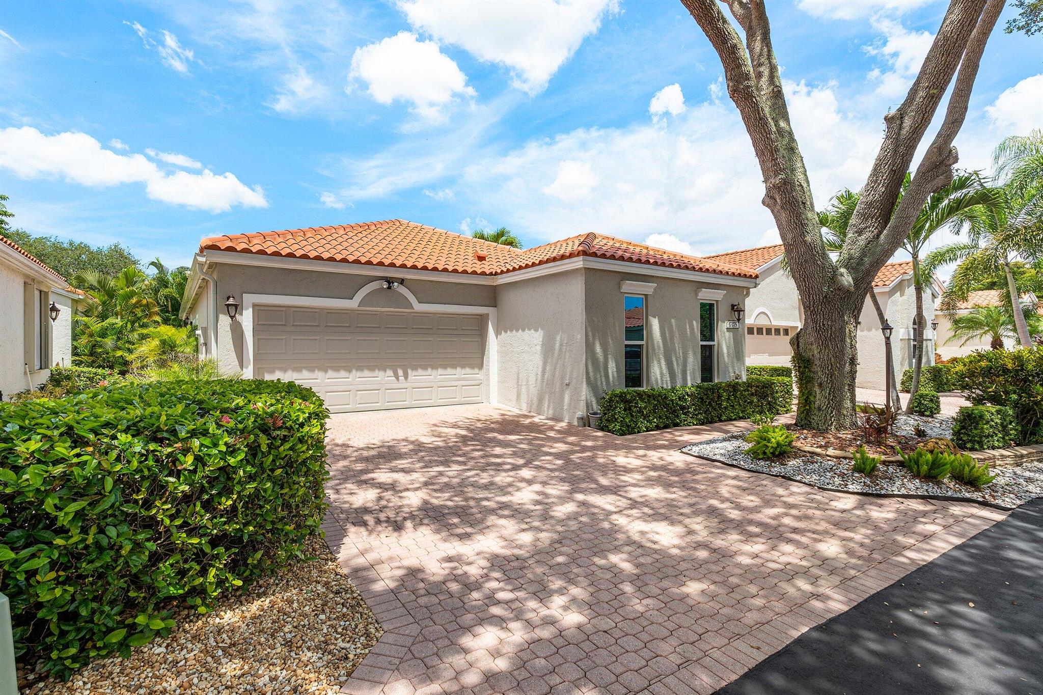 Discover this rare gem in Antigua Point, an exclusive enclave of just 58 homes inside the Boca Raton Golf & Racquet Club. This immaculate 3-bedroom, 2.5-bath single-story home features a 2022 roof & A/C, full impact windows & doors, updated kitchen with newer appliances, and a private heated pool with a newer pump and heater. Enjoy vaulted ceilings, custom shades, and an air-conditioned 2-car garage with epoxy flooring. Fresh landscaping enhances the curb appeal, while the stunning finishes create a move-in-ready home. Located in a 24-hour manned guard-gated community, just steps from the newly revitalized Boca Raton Golf & Racquet Club. No membership required. Low HOA. A-Rated Schools. Proximity to shopping, groceries, entertainment, the beach, and more. Don't miss this opportunity!
