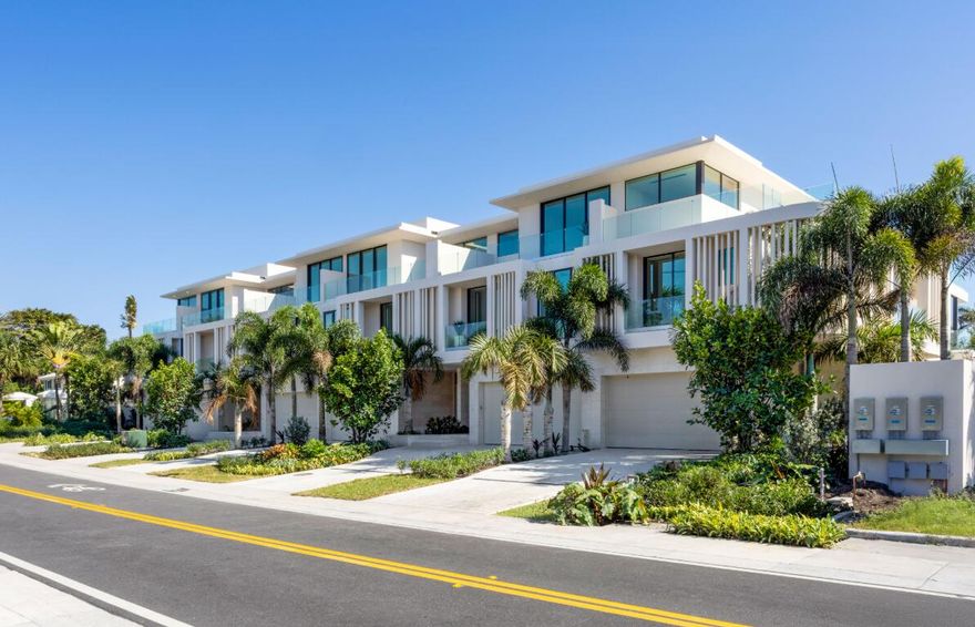 Introducing Sirene Villas - A Masterpiece of Ultra-Luxury Living in the Heart of Delray Beach Perfectly positioned just one block from the beach and moments from the vibrant energy of Atlantic Avenue, Sirene Villas offers an unparalleled opportunity to experience the best of coastal luxury living. This exclusive collection of six ultra-luxury residences is the latest creation by Stamm Development Group, designed in collaboration with world-renowned interior designers Alina Pimkina & Julien Albertini, founders of Asthetique, and Delray Beach's esteemed Randall Stofft Architects.
This inspiration is evident in every detail of Villa Cannes, an architectural masterpiece spanning 5,705 square feet. Offering 4 bedrooms, 4.1 bathrooms, and a design that seamlessly integrates elegance with functionality, this residence embodies luxury at its finest.

Step inside to discover a meticulously curated interior featuring wide plank white oak hardwood flooring, exuding warmth and sophistication. The kitchen is a culinary showpiece, showcasing oversized custom oak cabinetry, seamless quartzite slabs, and weathered brushed brass hardware, creating an ambiance of refined opulence.

The primary suite is a retreat of serenity, adorned with Ocean Blue Basalt slabs, light wood tones, and brushed finishes, while all bedrooms boast en-suite bathrooms and walk-in closets for ultimate privacy and convenience.

Elevate your lifestyle with a third-floor gym/club room, dual terraces offering breathtaking views, and a private outdoor oasis featuring a full-size pool, overflowing spa, and a spacious covered patio. The state-of-the-art wood louver system allows for the perfect interplay of sunlight and shade, creating an idyllic space for relaxation and entertaining.

Designed by Nielsen Landscape Architects, the lush surroundings enhance the premier southern exposure, transforming your backyard into a sanctuary of natural beauty.

More than just a home, Villa Cannes is a statement of unparalleled luxuryan exclusive opportunity to embrace resort-style living in one of Delray Beach's most coveted locations.

Seize this rare chance to own a piece of paradise, where timeless elegance meets modern indulgencejust one block from the beach and steps from world-class dining, shopping, and entertainment.