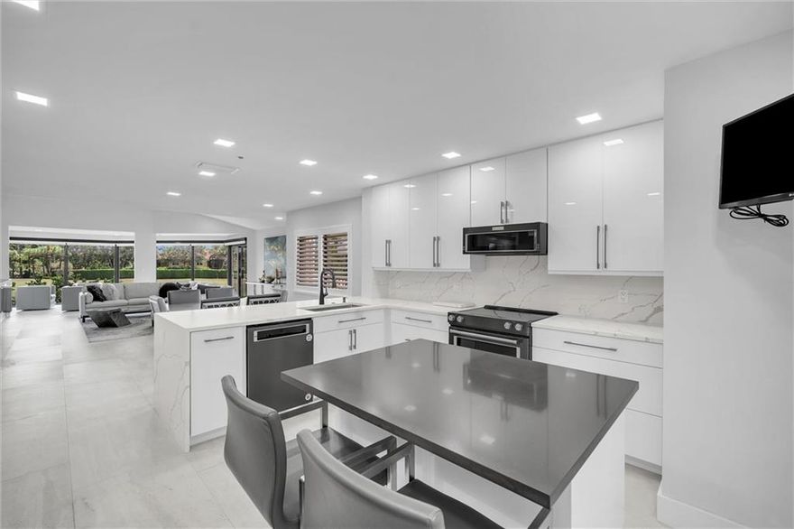 IMPOSSIBLE TO FIND COMPLETELY RENOVATED 3 BEDROOM 3 BATH CONDO IN PRESTIGIOUS GLENEAGLES COUNTRY CLUB DELRAY BEACH.  BREATHTAKING ENDLESS VIEWS OF LAKE AND GOLF COURSE FROM YOUR FLOOR TO CEILING IMPACT DOORS. WIDE OPEN FLOOR PLAN WITH VAULTED CEILINGS THAT IS GREAT FOR ENTERTAINING. GOURMET MODERN KITCHEN THAT WILL MAKE THE FUSSIEST CHEF SMILE. PORCELAIN FLOORING THROUGHOUT MOST OF THE UNIT WITH HIGH END ENGINEERED WOOD IN THIRD BEDROOM. PRIMARY BEDROOM IS SPACIOUS WITH TWO WALK-IN CLOSETS. AC 2021. NEW FRONT LOADER WASHER & DRYER ON PEDESTALS IN UNIT. NEW APPLIANCES. IMPACT SLIDERS & ACCORDIAN SHUTTERS ON MOST WINDOWS. PLANTATION SHUTTERS & UPGRADED BLINDS. SO MANY MORE UPGRADES TO SEE IN PERSON. BLINK AND THIS ONE WILL BE GONE. MUST JOIN CLUB $85,000. IMPOSSIBLE TO FIND COMPLETELY RENOVATED 3 BEDROOM 3 BATH CONDO IN PRESTIGIOUS GLENEAGLES COUNTRY CLUB DELRAY BEACH.