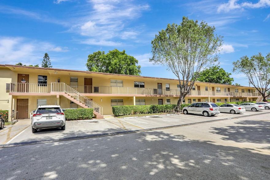 Beautifully maintained 1-bed, 1.5-bath unit in a desirable 55+ South Florida community. Features include a renovated kitchen, spacious primary bedroom, and a private enclosed balcony—perfect for relaxing or enjoying the peaceful setting. The additional half-bath offers added convenience for guests. Residents enjoy access to a wide range of amenities, including social events, recreational facilities, and lush landscaping. Furniture is available and may be negotiated separately. This move-in-ready home is an excellent opportunity to enjoy the comfort, charm, and active lifestyle of South Florida living.