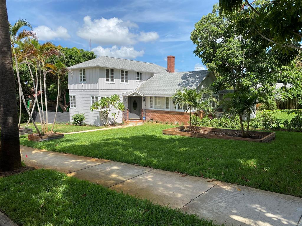 Spacious 3 bedroom/2 bath historic home, plus office/4th bedroom, (1 bedroom downstairs that could be used as master & 2 up) located just minutes from downtown West Palm Beach in Northwood Hills. Lots of square footage with wood floors throughout, large kitchen, new a/c, gorgeous wooden ceilings, and new landscape. 1 car garage, oversized fenced yard with playhouse, open patio, and plenty of space to roam or plant your own garden. Landlord pays lawn maintenance, internet, and ADT alarm system.