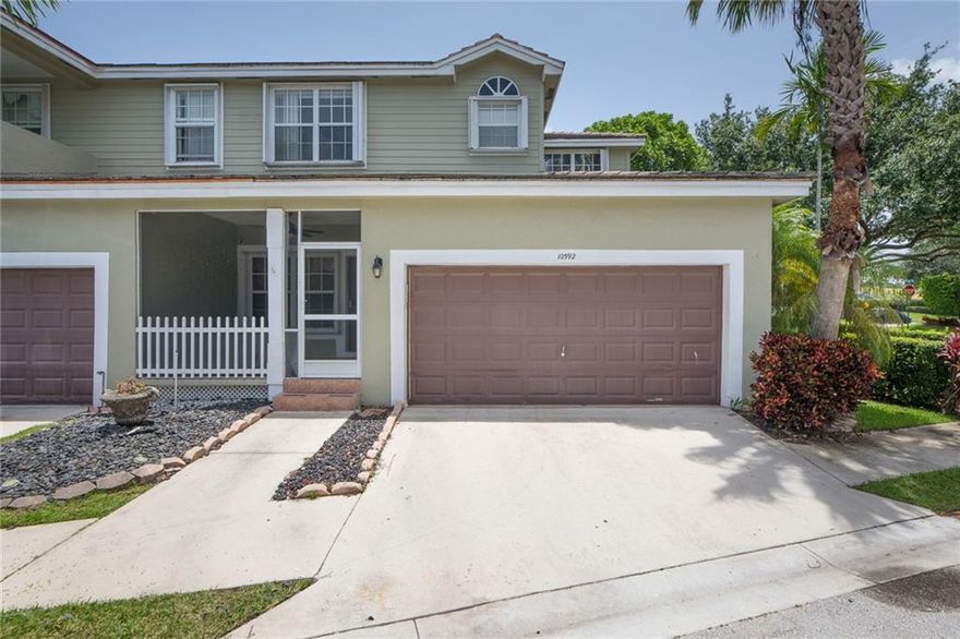 Cozy 4/2.5 With Lots of Space, The Home is located in KENSINGTON MANOR and features an open and spacious floor plan with lots of natural light, and large bedrooms with ample closet space, and Accordion Shutters. Centrally located - Close to major roads, shopping and dining, and schools. MUST SEE!