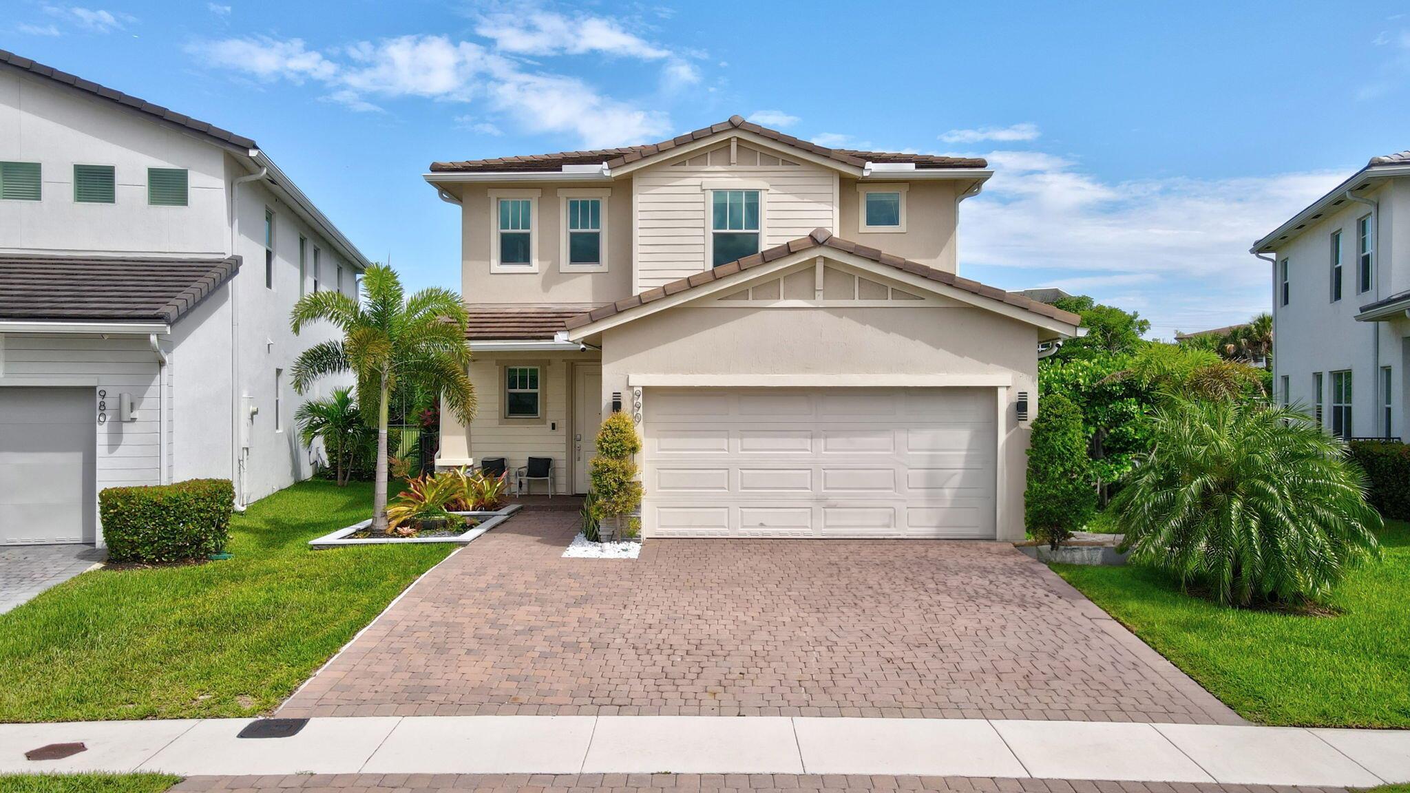 Stunningly updated home in the highly desirable gated community of Veleiros at Crystal Lake is now available for annual lease. This newly constructed Compasso Model has a converted den making it a true 4BR, 3BA sanctuary with a private pool on a massive fenced corner lot. Large island, wood shaker cabinets, stainless appliances, pantry. New custom LED fireplace. Outside is an entertainer's dream: New turf and stonework, large gazebo and pool. Upstairs, discover the spacious primary suite and custom walk in closet. All impact to save on energy costs. Abundant storage. Landscaping and pool maintenance included! Pet friendly. The Clubhouse features a resort style pool, fitness center, playground, social room with kitchen to host events, on site mgmt and so much more!