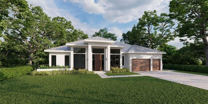 Spectacular new construction on one of the most coveted streets in Coral Ridge Country Club. This single-story modern home sits on an oversized 12,500 SF lot and features 4 ensuite bedrooms, an office, a powder room, and soaring ceilings including a 17’ foyer and 15’ great room. Floor-to-ceiling windows fill the home with natural light. The open layout includes a chef’s kitchen, expansive living/dining areas, and a covered outdoor living space with summer kitchen, heated pool and spa, and lush landscaping. Three-car garage, premium designer finishes, and exceptional craftsmanship throughout. Additional upgrades include custom millwork, high-end appliances, and fully integrated smart-home features. Estimated completion Fall 2026.