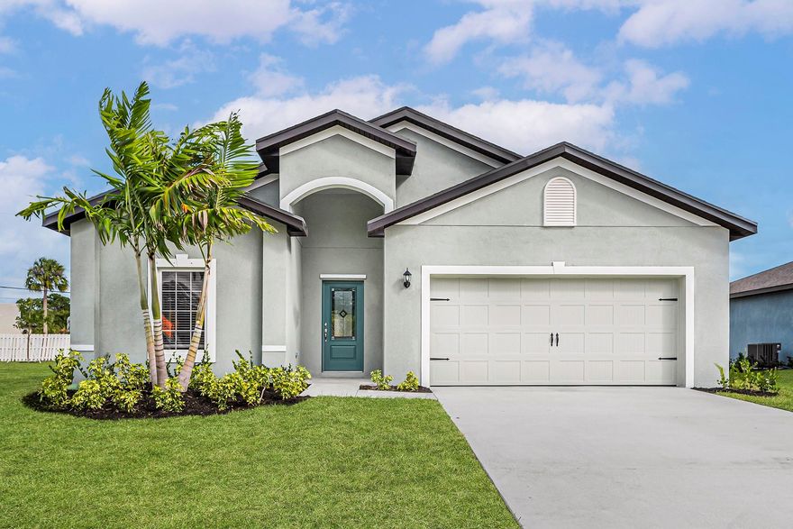 Ask us about our incentives, builder paid closing costs, & no down payment options! Style meets functionality in the Escambia plan. This open-concept floor plan with four spacious bedrooms provides all the space your family has been seeking! A sizeable family room provides a great space for the whole family to gather comfortably. Additionally, the flex room provides space for a home office, a formal living space or playroom! The Escambia also features plenty of storage space throughout the home and upgrades including stainless steel appliances, granite countertops and energy-efficient technology. Just one block from wide open undeveloped land, you'll enjoy the quiet country feeling while being minutes from all the city's amenities.  *appliance models are subject to availability*