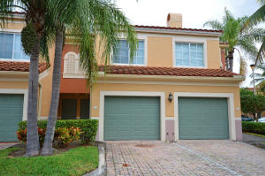 FURNISHED TURN KEY -REDONE THIS SUMMER- ALL NEW CARPETS, LIVING ROOM FURNITURE, LINENS, BEDDING. THREE NEW FLAT SCREEN TVS, GRANITE COUNTERTOPS IN KITCHEN AND BATHS, STAINLESS REFRIGERATOR - THE BEST LOCATION - FIRST ROW OF TOWN HOUSES NEAR POOL AND CLUBHOUSE- CLUB MEMBERSHIP INCLUDED -CLUBHOUSE, TENNIS COURTS, POOL,SPA, EXERCISE ROOM, RACKETBALL COURT - OVERLOOKING PALM BEACH POLO CYPRESS GOLF COURSE - GREAT RENTAL INVESTMENT - CLOSE TO TOWNE SQUARE AND SHOW GROUNDS -ATTACHED GARAGE AND PARKING SPACE IN FRONT. WHY HASSLE EVERY YEAR WITH A RENTAL. WHEN YOU COULD OWN THIS PERFECT TWO BEDROOM PROPERTY - THE BEST IN ITS CLASS!