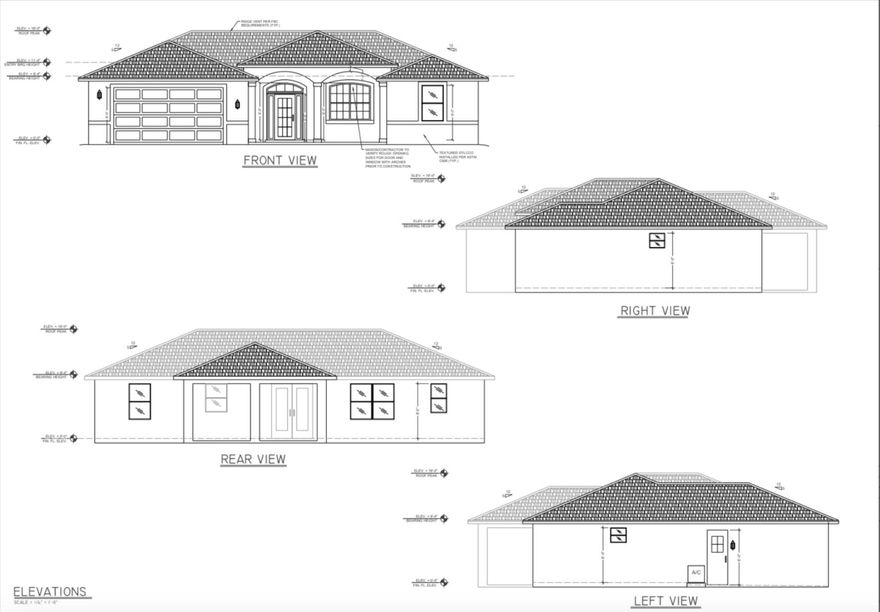 Brand new home currently under construction. High Ceilings, 8' doors, upgraded flooring, Impact windows and doors, two car garage, Metal roof, fully equipped kitchen with upgraded appliance. Amazing opportunity. Currently under construction; pick your colors and flooring. Developer with add open swimming pool and outdoor kitchen for an additional $80,000 upgrade. Grand entrance to home. Home being built by Sunrise Contractors, a superior builder in the immediate area. Quality!