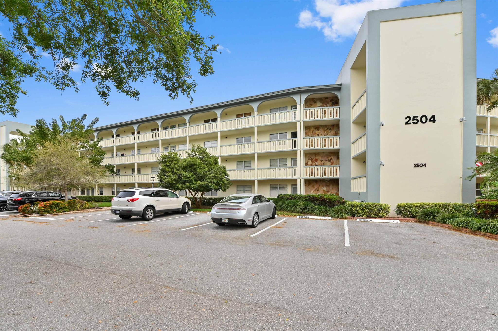 Quiet unit but close to Elevator, and nearby the laundry room. Building close to Wynmoor entrance.Introducing 2504 Antigua Terrace, located in the vibrant community of Wynmoor Village, Coconut Creek, FL. This delightful 2BR/2BA condo is brightly lit with natural light which graces every corner of the home and offers views of the pool. The entire property has recently undergone meticulous renovations with freshly coated paints replacing dated wallpaper, bringing a revitalized atmosphere.The sophisticated master bedroom is artfully crafted with brand new carpet flooring, designed for comfort while laying a plush and elegant foundation. In addition, the dining area, kitchen, and enclosed patio boast of tastefully selected ceramic tiles that imbue these spaces with a timeless elegance