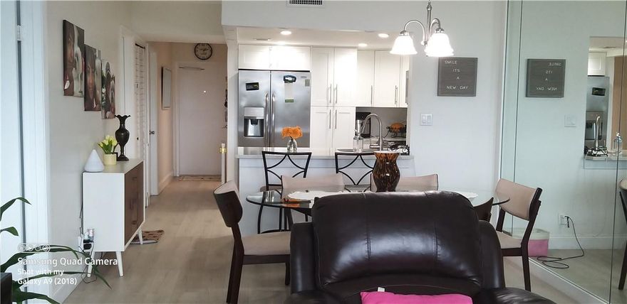 Remarkable 2 bedrooms 2 bath with laundry room, hurricane windows , tankless water heater new kitchen, built-in closet in Master berdroom decorative wall clocks will stay everything is brand new You will not find one like this in the area.