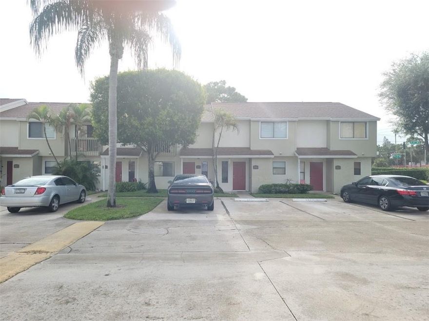 Beautiful renovated 2 bedrooms and 1.5 bathrooms. This townhouse features an amazing kitchen with customized 42" cabinets with soft closing doors, quartzite countertops, and stainless steel appliances. Porcelain tile downstairs, laminate wood floors on stairs, and carpet on bedrooms. Full-size washer and dryer, hurricane accordion shutters upstairs, and panel downstairs. The air conditioning and water heater are 3 years old. This property is in move-in condition. Don't miss this great opportunity!