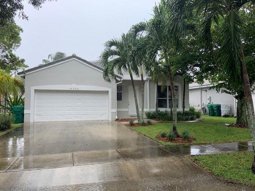 Great rental opportunity in the heart of Cooper City - Move in condition 3/2 with 2 car garage and lake view from the wood deck perfect for outdoor dining or entertaining. Small, private subdivision with its own park and basketball court.