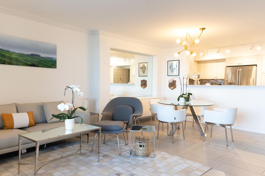 Tranquil and sweeping east facing views of the Intracoastal set the tone for this modern and comfortably laid out condo. Bright and airy, the space offers an adorable kitchen open to a beautiful and spacious living area. The balcony hovers over breathtaking water views. The 2 bedrooms and 2 baths are stylish and sophisticated. The building features several amenities including a sparkling swimming pool, jacuzzi, grilling area, gym, billiards, and plenty of common areas to enjoy. This West Palm Beach gem is tucked in the heart of a highly desirable area and offers a resort like setting and lifestyle.