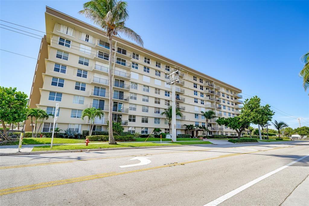 Welcome to your coastal getaway! This beautifully furnished 1 bed, 1.5 bath condo offers the perfect seasonal escape with a prime location across from the ocean. Step inside and enjoy a light-filled living space with sliding glass doors that lead to your private balcony, ideal for morning coffee or evening sunsets. The updated kitchen features stainless appliances, quartz countertops, and all the essentials to make you feel right at home. The bedroom is comfortable, with ample closet space. The building offers resort-style amenities including a pool, tennis, shuffle board, fitness center, community room, and beach access only steps away. Perfectly located just minutes from the Pompano Beach Pier, dining, shopping, and entertainment. Just bring your suitcase and start living the beach life!