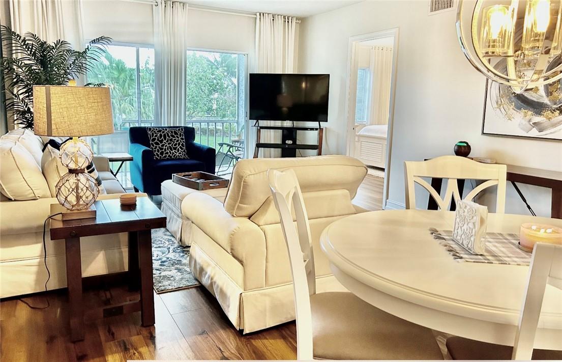 55+ community. You cannot find a better quiet place the condo come with everything you'll on site and. This a TURN KEY you need tooth brush and suit case. All building just repaint pool also redone and on salt system. Everything inside is like new. There's no elevator for this second floor unit. Washer dryer on the first floor. Buyer will have to SING FIRPTA SELLER FOREIGNER.