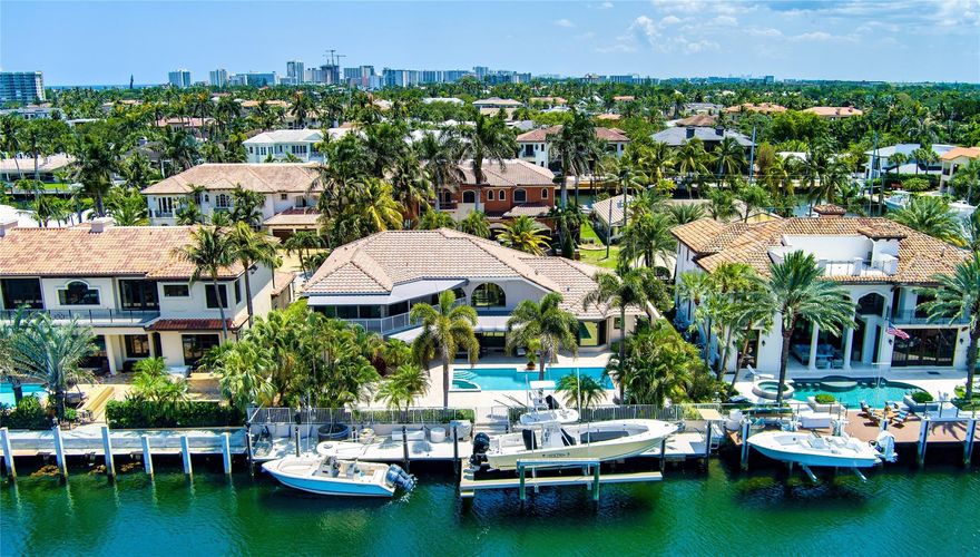 Remarkable Deepwater Estate sited on 100’± of waterfrontage on the wide Flamingo Canal in sought-after Lighthouse Point on a rare island street. This classic “South of Sample” estate reveals 4 beds, 4.1 baths & 4,236 Total SqFt. Impressive double height foyer opens to the re-imagined light-filled interiors. Each level encompasses a primary waterfront suite & garden front guest suite all with updated en-suite baths. Gourmet kitchen w/custom cabinets & Wolf/Subzero appliances. Other amenities include 2 Bay Garage, Impact Windows, new carpet, 3 zone A/C, custom walnut built-ins & security cameras. Outdoor entertainment is enjoyed at the sun-splashed pool secluded in lush landscaping. For boating enthusiasts, there is a full service 90’+/- dock just minutes from the Hillsboro Inlet. DISCLAIMER: Information published or otherwise provided by the listing company and its representatives including but not limited to prices, measurements, square footages, lot sizes, calculations, statistics, and videos are deemed reliable but are not guaranteed and are subject to errors, omissions or changes without notice. All such information should be independently verified by any prospective purchaser or seller. Parties should perform their own due diligence to verify such information prior to a sale or listing. Listing company expressly disclaims any warranty or representation regarding such information. Prices published are either list price, sold price, and/or last asking price. The listing company participates in the Multiple Listing Service and IDX. The properties published as listed and sold are not necessarily exclusive to listing company and may be listed or have sold with other members of the Multiple Listing Service. Transactions where listing company represented both buyers and sellers are calculated as two sales. “No payments made until title passes” Some affiliations may not be applicable to certain geographic areas. If your property is currently listed with another broker, please disregard any solicitation for services. Information published or otherwise provided by seller, listing company or its representatives is deemed reliable but are not guaranteed and subject to errors, omissions, or changes without notice. Copyright 2026 by the listing company. All Rights Reserved.