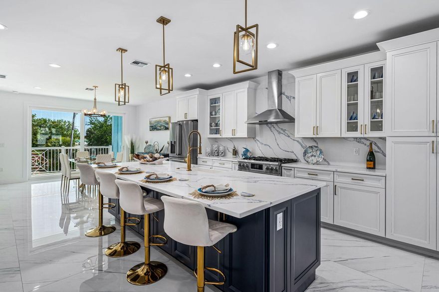 Experience elevated coastal living in this brand-new 2024 luxury residence at Coral Sands on South Hutchinson Island. INVESTORSThoughtfully designed with impact glass, metal roof, and refined interior finishes, this home blends modern elegance with effortless beachside living***OCEAN VIEWS - dedicated beach access***The open-concept layout features a chef's kitchen with premium appliances, custom cabinetry, and a spacious island, flowing into bright living areas and covered outdoor terraces. A private elevator services all levels, while the serene primary suite offers a spa-style bath and generous closets.Perfectly located just minutes from tranquil beaches and island amenities, this new-construction home delivers modern sophistication, coastal tranquility, and exceptional comfo