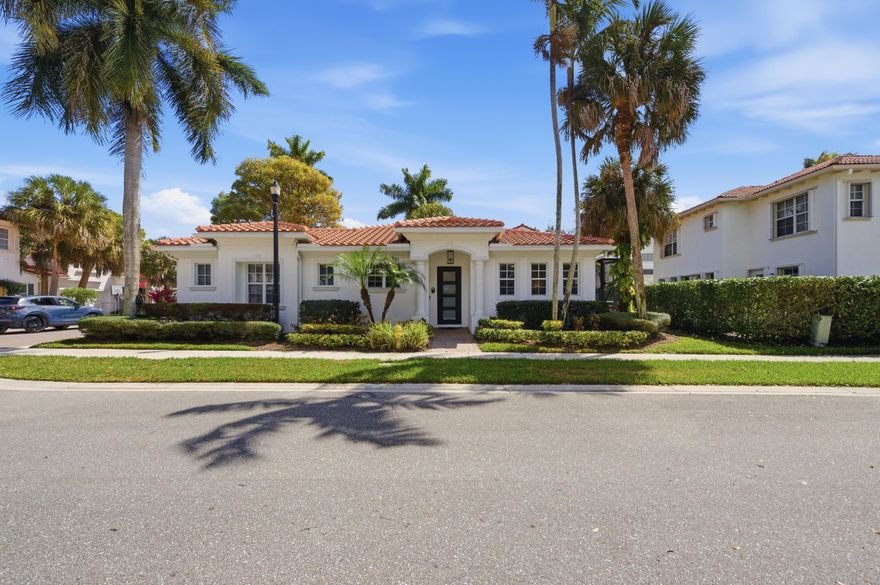 Rare 2BR/2BA Mediterranean-style single-family home in the highly desirable Evergrene community of Palm Beach Gardens. This beautifully maintained residence features numerous recent upgrades including a new roof and A/C (2024), along with new gutters, gutter guards, and ceiling fans installed in 2025.

The kitchen, bathrooms, and flooring were tastefully renovated in 2021, showcasing quartz countertops, stainless steel appliances, and elegant gold fixtures for a modern yet timeless look. The open layout offers volume ceilings and abundant natural light throughout.
Step outside to a private screened patio with a peaceful partial water view--perfect for relaxing or entertaining. Ideally located just a short 5-minute walk to the community clubhouse and resort-style pool. This fully furnished, including all furniture and TVs, making it a true move-in-ready opportunity in one of Palm Beach Gardens' most sought-after gated communities.