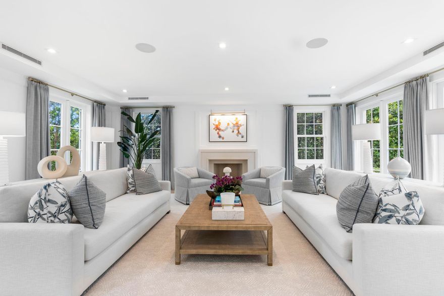 Beautiful Near North End home built in 2021. This gorgeous, two-story home features perfectly scaled rooms, high ceilings, and stunning hardwood and marble flooring. With 3 bedrooms or optional 4th bedroom/bonus room, 4 baths, powder room, and 2 car garage. South facing French doors allow for natural, sun-filled interiors. Entry foyer leads to bright and spacious formal living room with fireplace. Gourmet eat-in kitchen with top-of-the-line appliances opens to dining area and family room with beautiful beamed ceilings. Second floor features gorgeous primary suite, additional loft/family/bonus room, and expansive open terrace. Serene outdoor spaces include covered loggia, pool, built-in grill, and beautifully landscaped grounds. Exceptional millwork and finishes throughout.