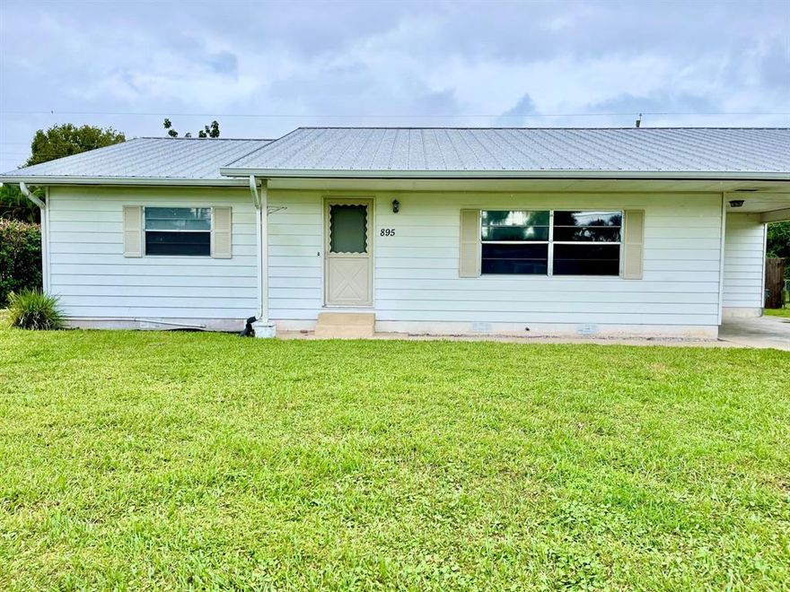 Great investment opportunity or starter home! Located in Palm City with an excellent school system, across the street from St. Lucie River, neighborhood park and boat ramps close by! This 3/2 home has an oversized fenced yard with shed and screened in patio. Most upgrades done in the last 9 years. Call today, shown by appointment only!