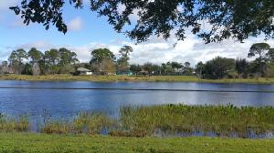 This lot backs up to Salerno Creek Stormwater Quality Retrofit Project. The County has made this park with water fountains and walk bridges. As a part of the Community Redevelopment Area (CRA) the county gives special consideration for building setbacks and design. Plans are available. Estimate for land clearing is $3500.