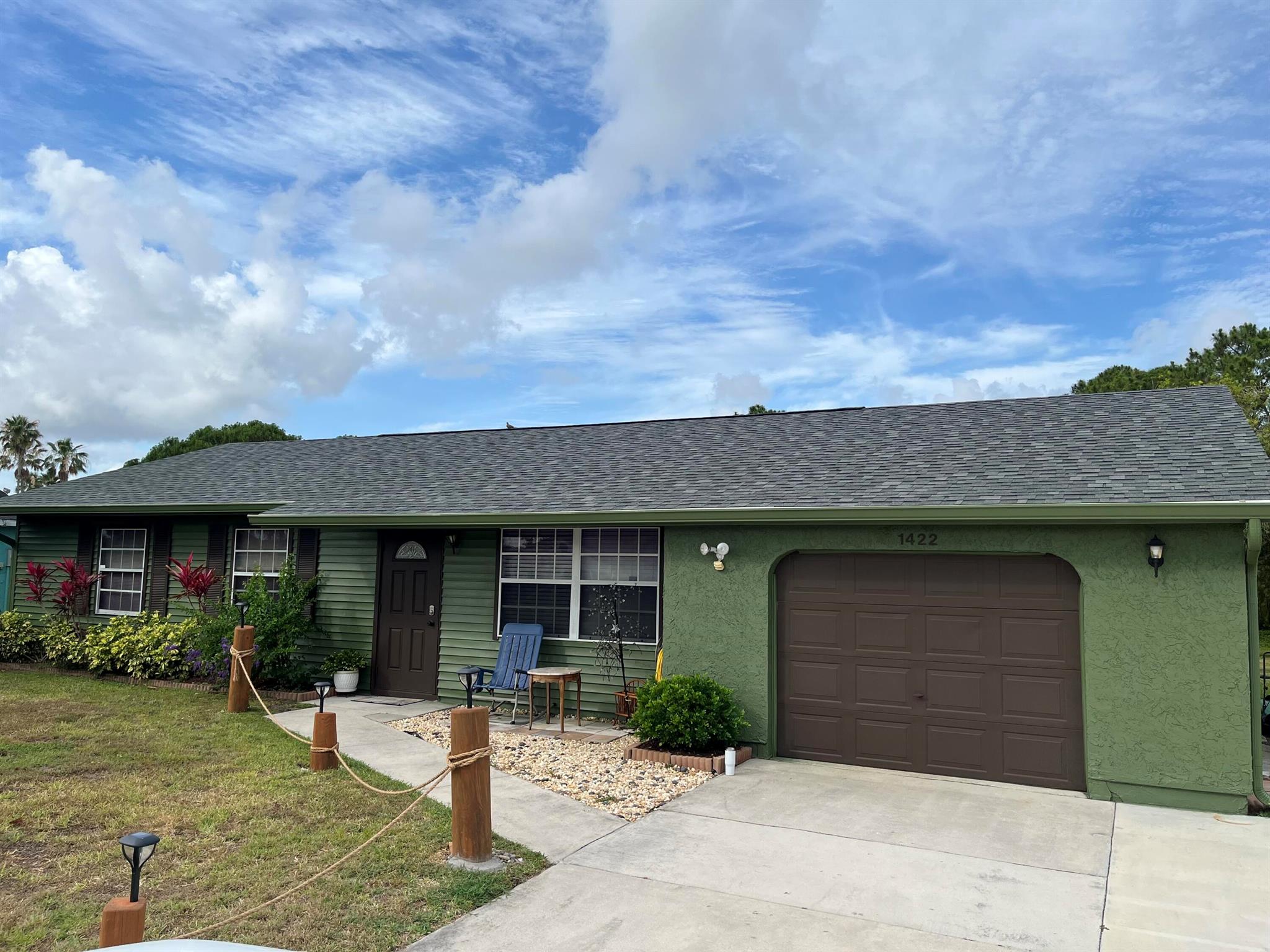 Beautifully Updated Home Backing to Nature Preserve - Move-In Ready! This meticulously maintained home features a brand-new roof (2022), A/C (2021), water heater (2023), and gorgeous new tile floors throughout. Freshly painted with accordion shutters, new gutters, and an extended driveway for added convenience. Enjoy unmatched privacy with no rear neighbors--your backyard opens up to a serene nature preserve, Also room for a boat . Located just minutes from the Intracoastal Waterway, and within walking distance to Savannas Preserve State Park, this home offers both comfort and a connection to nature.