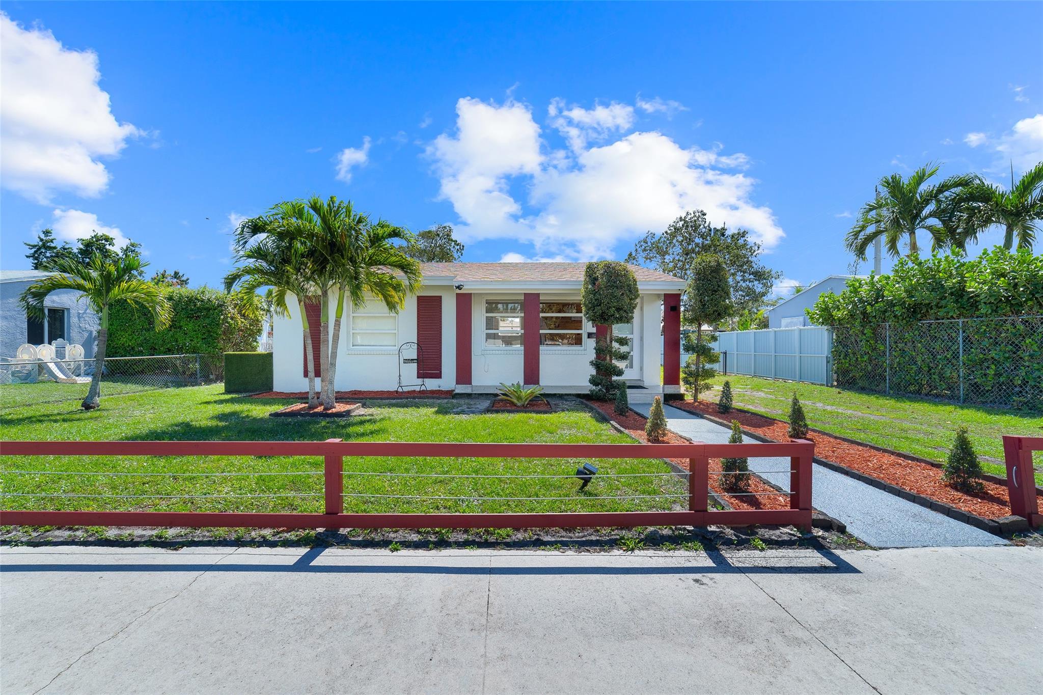 Move-In Ready Home in Prime Hollywood Location! Welcome to this beautifully updated 2-bed, 1-bath home. Enjoy a short stroll to Downtown Hollywood or a 3.4 mile drive to Hollywood Beach! Nestled in a quiet, no-outlet neighborhood, this home offers both privacy and convenience. Enjoy a freshly painted interior and exterior, new flooring throughout, new A/C, and a remodeled bathroom and living space—all designed for modern comfort. The hurricane-proof front door adds extra security, while the new roof (2020) ensures lasting durability. The private backyard oasis features a beautiful gazebo—perfect for relaxing or entertaining. There's plenty of parking with 2+ spaces and room for guests. Includes appliances: Refrigerator, washer, dryer, and electric water heater. Schedule your showing today!