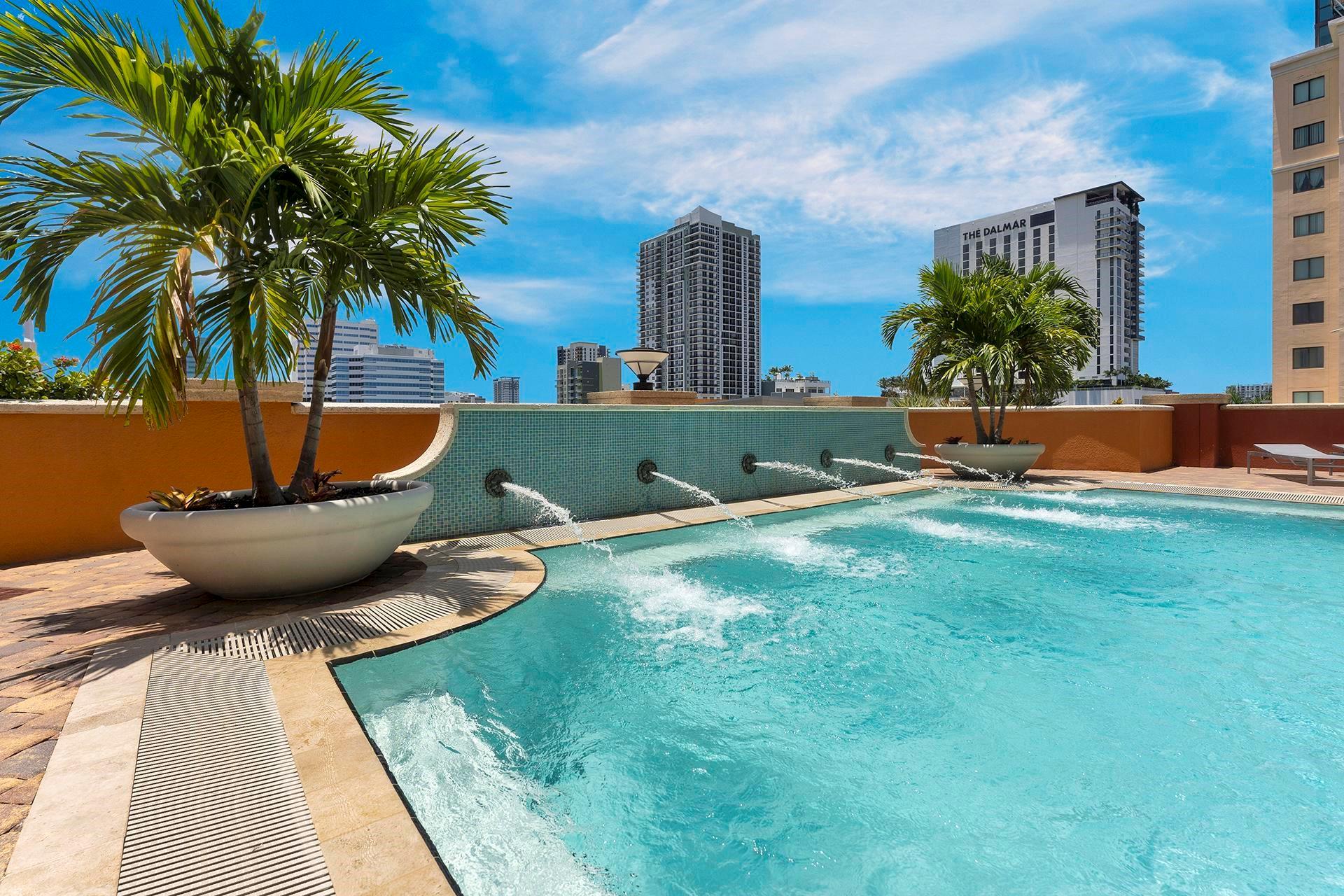Price Reduced!!!Penthouse unit in downtown Fort Lauderdale, FL. NO PENDING ASSESMENTS! FULL RESERVES. This fantastic condo at Waverly at Las Olas comes with 2-parking spots! This amazing corner unit has fabulous city views, with spacious living and dining combo, walk-in closet, a large kitchen with breakfast bar, and computer workstation. Enjoy in unit washer and dryer for your convenience. The Waverly also offers resort-like amenities with an infinity pool overlooking the city, private pool-side cabana space available, hot tub, full gym, community room, theatre room, meeting space and 24-hr concierge. Great investment! Perfect to live all year round, vacation or rental property.