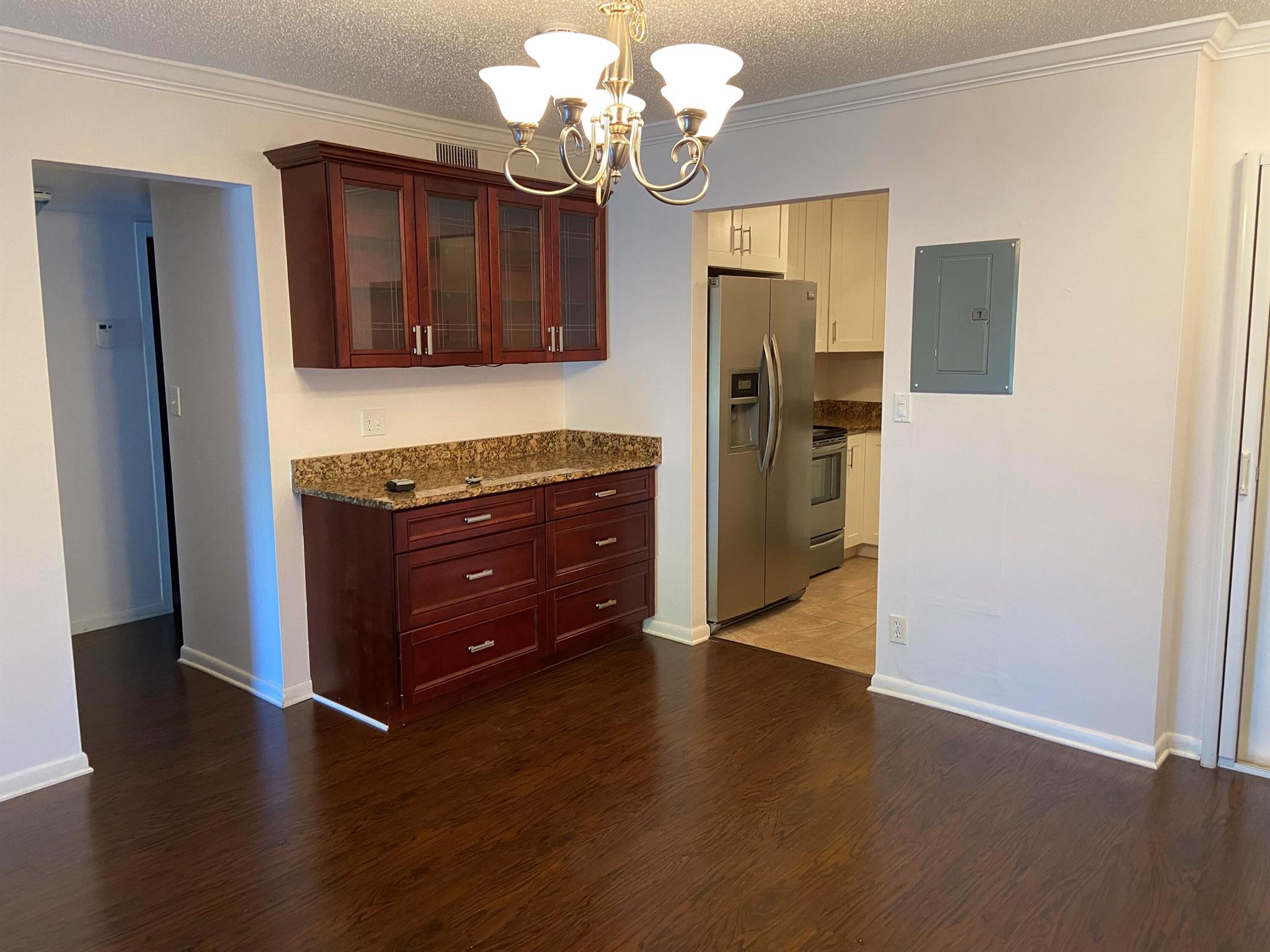 Beautiful unit underwent complete restoration recently. Unit located on ground floor with water view from enclosed private porch. Rent includes water, sewer, garbage, and cable TV. Upgraded cabinetry in kitchen and baths, granite countertops, all stainless steel appliances, tile and laminate floors throughout. Brand new A/C, water heater, freshly painted. NO PETS. Minutes to the beach, Marina, shops and restaurants. Community features pool, clubhouse with pool table, sauna, fitness center, library, and tennis​​‌​​​​‌​‌​​​‌‌​​​‌‌‌​​‌​​‌‌​​​​ courts.