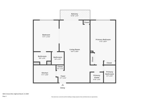 Tiny photo for 4505 S Ocean Boulevard #805, Highland Beach, FL 33487 (MLS # B26038435)