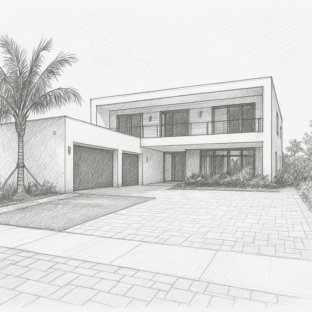 Welcome to the areas, only Exclusively Modern & Gated Communities. Designed by Chad Oppenheim, this rare private home sits on an oversized lot with lake and preserve views. The comfort of traditional South Florida indoor/outdoor living with a contemporary appeal. A desirable Open Concept Floorplan, entertaining guests, Office/6th bedroom, enormous resort style pool, covered patio and summer kitchen, all bedrooms have en-suite bathrooms, High-end finishes throughout, custom Italian cabinetry, Sub-Zero 48" fridge and Wolf appliances, Chefs Kitchen w/gas cooking, imported stone countertops, Calacatta Tile & Oak Hardwood Floors. just 1 of 69 homesites behind the South Gate.