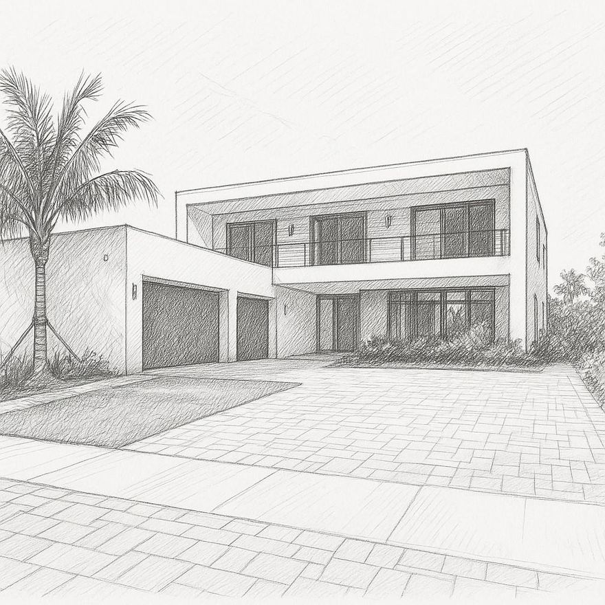 Welcome to the areas, only Exclusively Modern & Gated Communities. Designed by Chad Oppenheim, this rare private home sits on an oversized lot with lake and preserve views. The comfort of traditional South Florida indoor/outdoor living with a contemporary appeal. A desirable Open Concept Floorplan, entertaining guests, Office/6th bedroom, enormous resort style pool, covered patio and summer kitchen, all bedrooms have en-suite bathrooms, High-end finishes throughout, custom Italian cabinetry, Sub-Zero 48" fridge and Wolf appliances, Chefs Kitchen w/gas cooking, imported stone countertops, Calacatta Tile & Oak Hardwood Floors. just 1 of 69 homesites behind the South Gate.