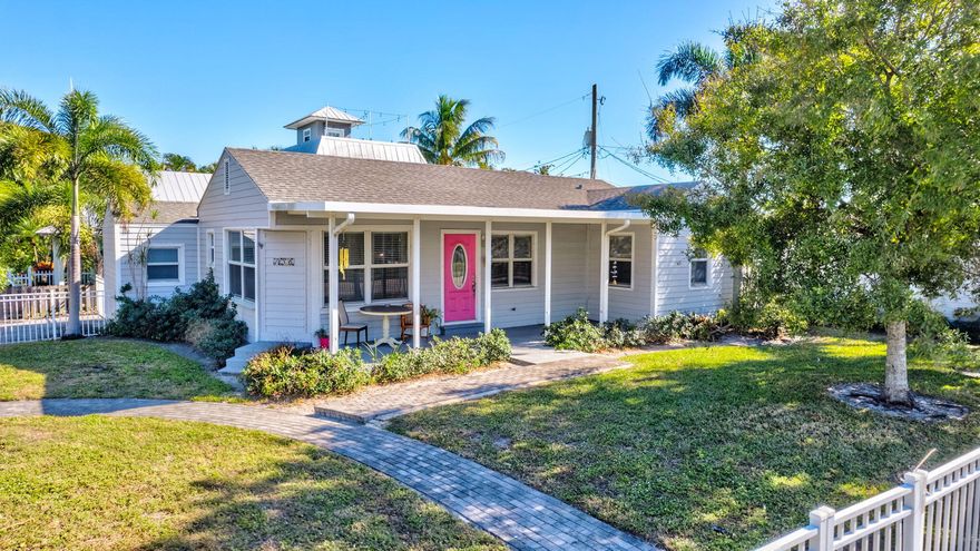 Discover a truly special multifamily property offering timeless character and exceptional versatility. This unique setup includes two separate residences a 4-bedroom, 2-bath main home plus a detached 1-bedroom, 1-bath cottage, along with an outbuilding for shared laundry and storage. Whether you choose to live in one and rent the other or lease both, this property presents an outstanding income-producing opportunity. The main house welcomes you with a charming, covered porch and a fully fenced yard. Inside, natural light fills the bright and airy floor plan, showcasing elegant crown molding, wood floors, and a thoughtfully designed kitchen and a convenient buffet-style pass-through. Central A/C ensures year-round comfort, complemented by a window unit in the primary bedroom. The spacious primary suite also offers a generous walk-in closet. Outdoors, the fenced yard provides ample space for pets, gardening, or relaxing under a covered porch. The detached efficiency cottage is equally impressive, featuring quartz countertops, stainless steel appliances, a spacious walk-in closet, and a modern split A/C system. A fenced yard creates the perfect setting for outdoor living and added privacy. With its historic vibe, flexible living options, and strong rental potential, this rare multifamily property is a standout opportunity for homeowners and investors alike.