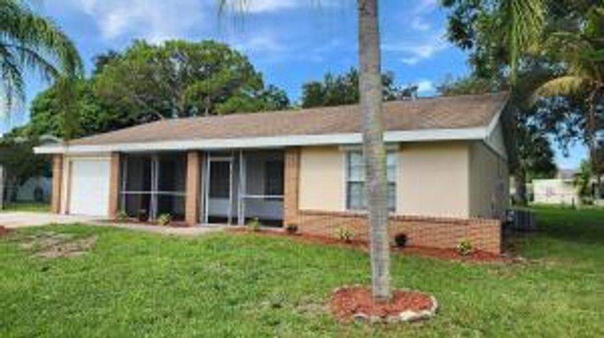 This cozy 3-bedroom, 2-bathroom rental with enclosed patio is perfect for comfortable living in central Port St. Close to shopping and schools. Easy access to St Lucie West and I95. First, Last and Security is required. Available now.