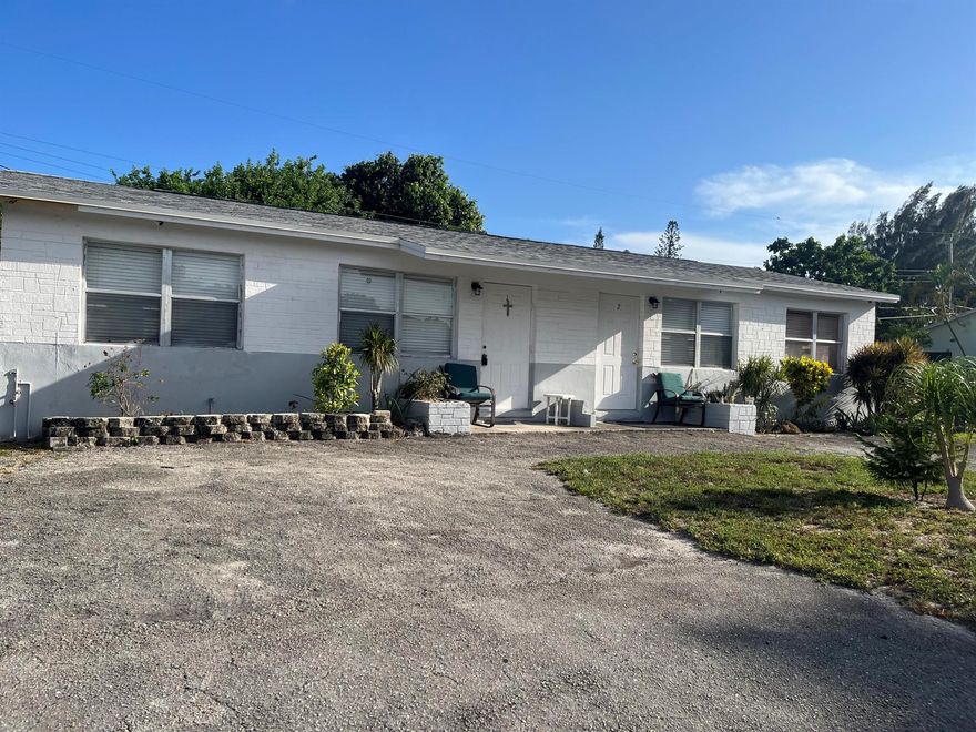 Investor's Dream in West Palm Beach!Welcome to 4316 Forest Road, a fantastic income-producing opportunity in the heart of West Palm Beach! This versatile property offers incredible potential perfect for an owner-occupant looking to live in one unit while renting the other, or for an investor seeking steady rental income. Located just minutes from shopping, dining, schools, and beautiful beaches, this property is in a prime location for attracting long-term tenants. Each unit is well-maintained, with spacious layouts and plenty of natural light. The large lot offers ample parking and a private backyard, giving tenants extra appeal. With the strong rental demand in Palm Beach County, this is your chance to secure a property that works for you 24/7. Don't miss out o this opportunity.