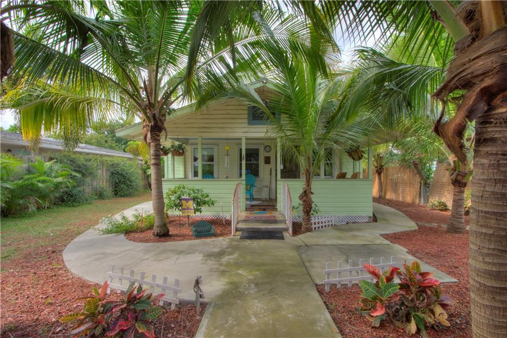 Totally Renovated and Reminiscent Kester Cottage in Old Pompano... Relax and Escape Reality on your Totally Private Full Front Porch overlooking Lush Tropical Landscaping... Once you're Through the Privacy Fence, you Feel Like you're in Key West!! Luxury Finishes include: Impact Windows, Vaulted Ceilings, Wood Cabinets, Glass Panel Front Cabinets, Under Cabinet Lighting, Wood Floors, Clawfoot Tub and Shower, Kohler Fixtures, Jetted Tub in Main Bath, Separate Shower, Recessed Lighting, Updated Electric, Plumbing, Central A/C and Much More... Detached Accessory Building with A/C and Electric... Open Extended Deck in Rear Perfect for Entertaining... This Property gives you that Living on Vacation Feel... Come Visit and See For Yourself....