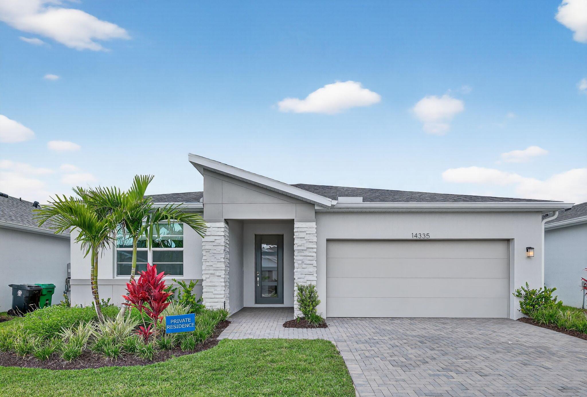 Be the first to live in this stunning newly built (2025) home located in the sought-after Cadence community of Tradition! Offering 3 spacious bedrooms, 2 modern bathrooms, and over1,600 sq ft of thoughtfully designed living space, this home blends comfort, style, and convenience. Step inside to find wood-look tile flooring throughout the main living areas, & elegant quartz countertops. The open-concept layout is perfect for both relaxing and entertaining. Enjoy your mornings or evenings in the fully fenced backyard with a peaceful lake view, ideal for outdoor dining or simply soaking in the serene surroundings. Cadence is a brand-new master-planned community offering beautiful landscaping, walking paths, and easy access to all that Tradition has to offer.