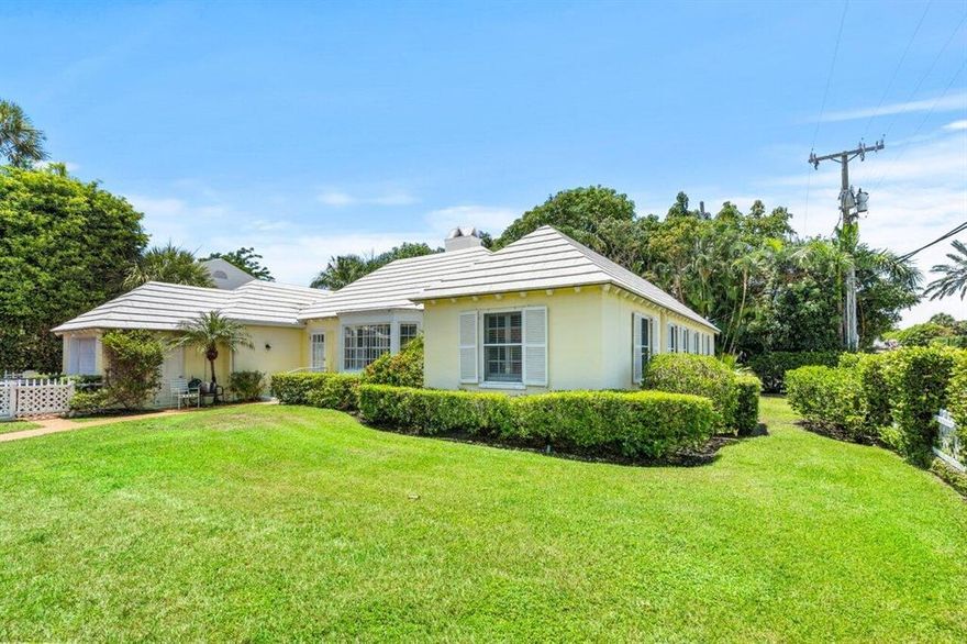 Designed by Marion Sims Wyeth and built by and for E.B. Walton, this Bermuda style home is a true Palm Beach classic. Located in the highly desirable North-End of Palm Beach, with ocean access and steps from Lake Trail. Lots of natural light in every room of this lovely home. A rare find and wonderful opportunity.