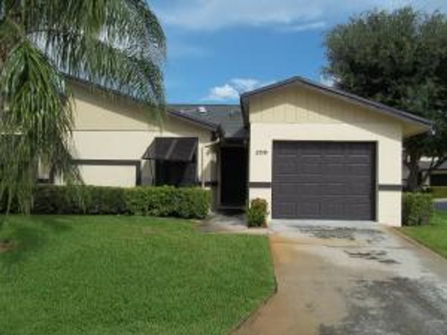 SPACIOUS VILLA WITH 2 BEDROOMS 2 BATH AND A 1 CAR GARAGE WITH NEW CARPET THRU OUT.IN A PREMIUM LOCATION NEAR BETHESDA HOSPITAL, 95 ,SHOPPING AND THE BEACH.THIS UNIT HAS THE WASHER DRYER IN THE UNIT, 4 SKYLIGHTS AND BAHAMA SHUTTERS. RIDGEPOINTE WOOD HAS CLUBHOUSE AND POOL FOR YOUR ENJOYMENT.