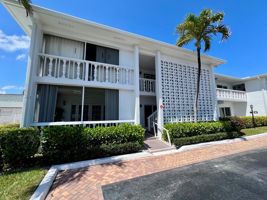 Spend your days by the sea in this fully furnished 1-bed, 1.5-bath condo just across from Lantana Beach in peaceful South Palm Beach. Located on the ground floor next to the pool, it includes in-unit laundry and one parking space. The bedroom features built-in shelving, a dresser and a garment rack for hanging clothes. Palm Beach Villas offers easy access to pristine beaches, scenic parks like Phipps Ocean Park, and local dining favorites such as Benny's on the Beach just to name a few! No pets - Available now! Come experience life on A1A in South Florida today!