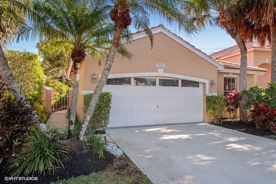 Beautiful and spacious one story home with private yard and open water views. New porcelain tile flooring through living areas and recently renovated kitchen with stainless steel appliances and granite countertops. Expansive open floor plan in living, family and dining rooms with access to the covered screened patio overlooking the water. The large master suite includes a bay window with peaceful  water views, walk-in closets, dual sinks and separate tub and shower. This home is move-in ready and conveniently located in a gated community. Close to equestrian showgrounds, shopping, dining and more.