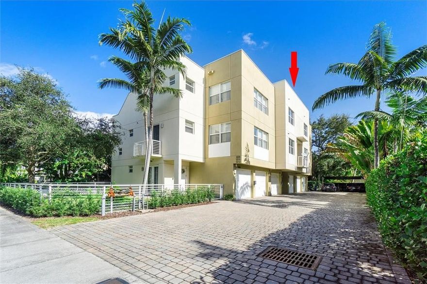 GEORGEOUS MOVE-IN READY Three-story 3 bedroom 3.5 bath Townhome in the HIGHLY Sought-After Lake Ridge Area! This property has NO HOA FEES or Rental Restrictions!  Located just minutes to Fort Lauderdale Beach, Las Olas, Wilton Manors, Downtown, Shopping, Parks & the Airport. This home features a Spacious Foyer with a bedroom & full bath on the 1st level; an Open Floor Plan that’s great for entertaining; and a HUGE Primary Suite! You’ll love the High Ceilings, Modern Kitchen with Stainless steel appliances, and the views. Not to mention the balconies, courtyard, the 2 single car garages & Impact Windows & Doors.