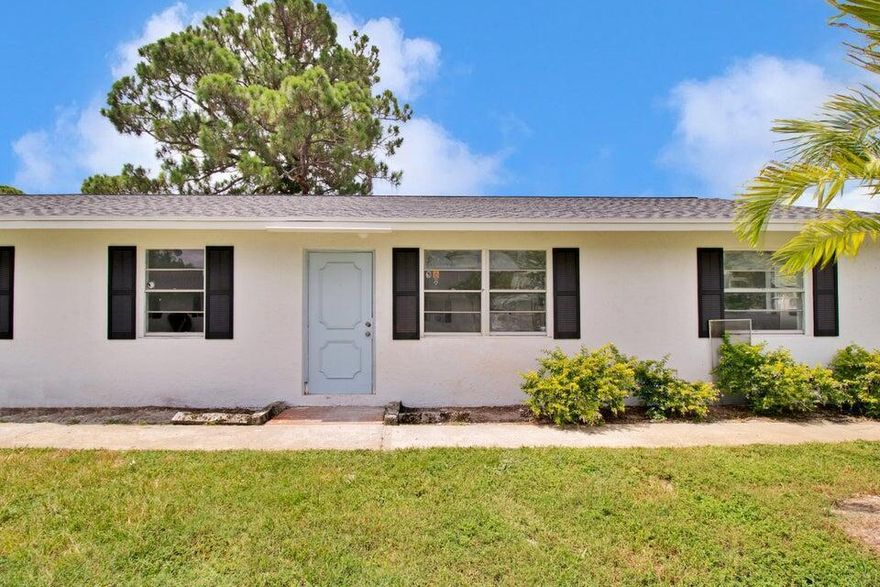 Beautifully renovated 3-bedroom, 1.5-bath rental in the heart of Greenacres! This unit offers 1,120 square feet of clean, comfortable living. The space features a functional layout with a separate half bath for guests, a spacious living area, and modest updates throughout. Enjoy the convenience of a washer and dryer in the unit. You'll be just minutes from major highways, including I-95 and the Turnpike, making commuting simple. Grocery stores, shopping centers, and everyday conveniences are all close by, along with local parks and schools. A great place to settle into a well-connected neighborhood.