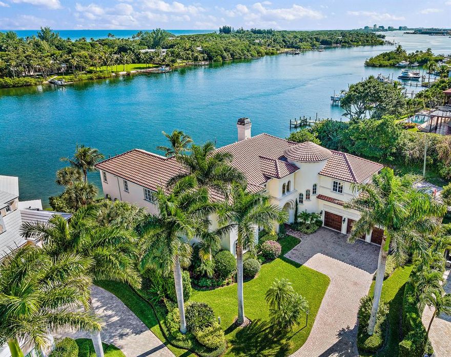 Located at the end of a tree lined winding lane in the prestigious community of Rolling Hills, this amazing Boater's Paradise is the home so many have been waiting for.   Sip morning coffee while enjoying endless views of the sparking intracoastal waterway as boats large and small drift by in this ''No Wake Zone'' paradise. Park your boat behind this stunning property after a day on the waterway. Large enough to be a family compound, this breathtaking home features spacious rooms and an open floor plan.  Two master suites and three additional en-suite family bedrooms offer comfort and ease of living.  Working from home, a beautiful paneled office provides privacy and comfort for all your business needs. The large kitchen-family room with breakfast bar and dining area opens to a covered loggia and offers some of the best views in the county.  The formal living room featuring two story windows presents a wide view of sparkling azure waters and Jupiter Island.  The pool with spa offers overlooks the waterway and provides a place for family and friends to enjoy the panoramic views and peaceful location. Every amenity and then some, this is the home your family will enjoy for many years to come.

This masterpiece is located in Martin County just minutes away from shopping and restaurants and the finest golf