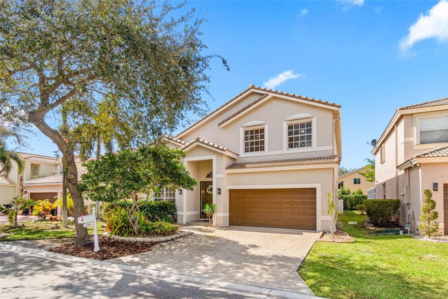 Nestled within a sought-after gated community in Coral Springs, this stunning 5-bedroom, 3.5-bath pool home offers the perfect blend of space, style, and functionality. The thoughtfully designed floor plan features a desirable first-floor primary suite with a private sitting area, creating a peaceful retreat. Light and bright living spaces flow effortlessly for everyday living and entertaining, while the upstairs loft provides a versatile secondary lounge or children’s play area. Recently refreshed with a new 2023 roof and fresh interior and exterior paint, this impeccably maintained home is truly move-in ready. A 2-car garage and private pool complete this exceptional opportunity.
