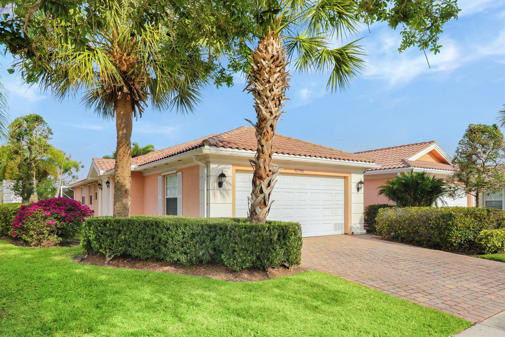 MOVE RIGHT IN! FULLY FURNISHED RENTAL OFFERED SEASONALLY AT $4,000/MO OR ANNUALLY AT $2,800/MO. Escape the cold and spend the winter in sunny Florida! Located in the gated community of The Lakes at Tradition, this 2BR/2BA/2CG villa features hard surface flooring t/o, stone counters in the kitchen, glass entry front door, screened patio and multiple living spaces. Fully stocked kitchen with quartz counters and breakfast bar. Both bedrooms have their own bathrooms and can be used as double master suites. Spacious laundry room with utility sink and counter space for folding. Landlords will consider a small dog on a pet-by-pet basis. Rent includes cable, internet, lawn care and garbage. Located walking distance to Tradition Square with all of its shopping, dining and activities. Call today!